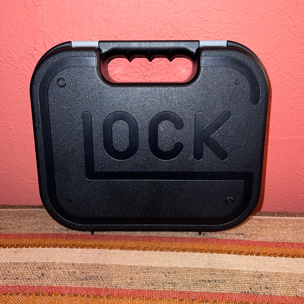 Glock Pistol Case Black Fits Most Glock 17 G18 G19 G21 G23 G43 G45